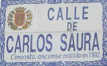 NOMBRES DE NUESTRAS CALLES: Carlos Saura