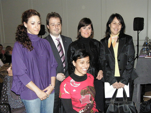 Teresa Perales, Mayte Navarro, Elena Allué Ana Sanz y Sergio Larraga por ti.